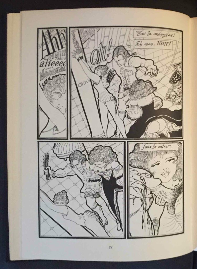 BD érotique Justine de Sade par Garnon, éditions Borderie