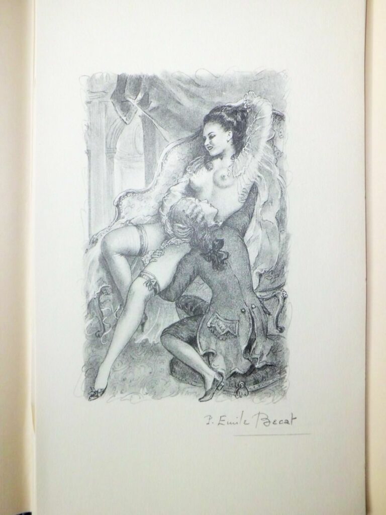 Illustrations de Paul-Emile Bécat pour les Lettres de la marquise de M au comte de R