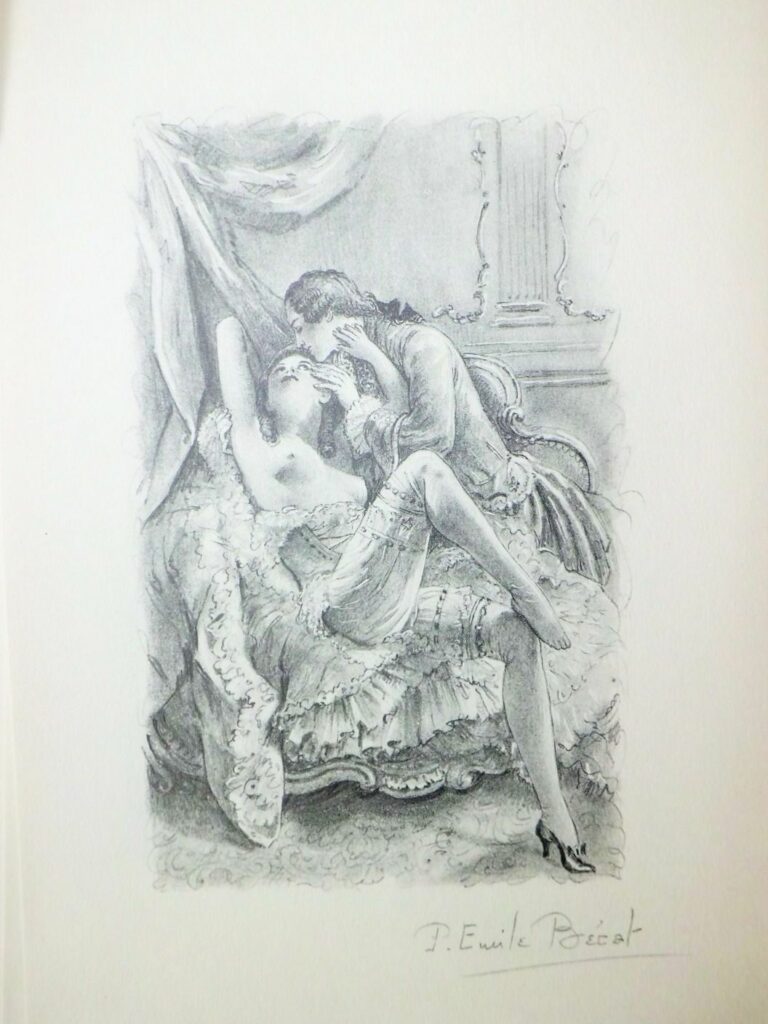 Illustrations de Paul-Emile Bécat pour les Lettres de la marquise de M au comte de R
