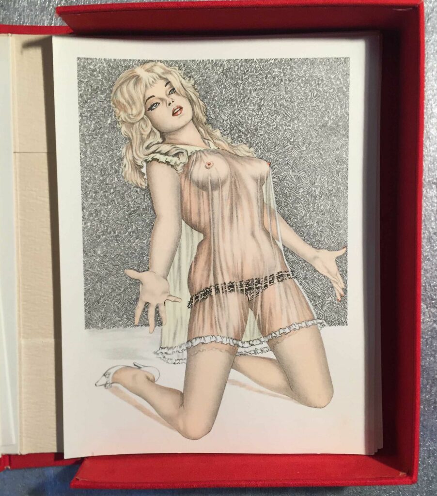 Illustration érotique d'Alain Dumond pour Les Amours d'Eléonore aux éditions de l'Ibis