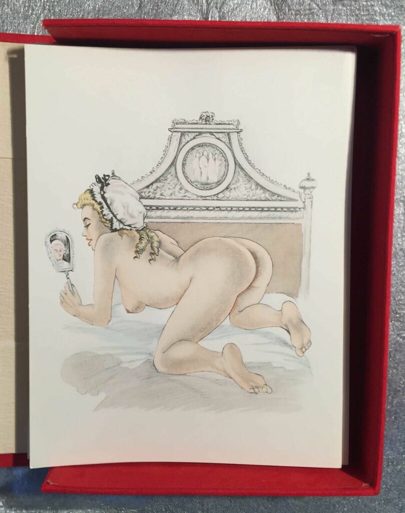 Dessin érotique d'Alain Dumond pour Les Amours d'Eléonore aux éditions de l'Ibis