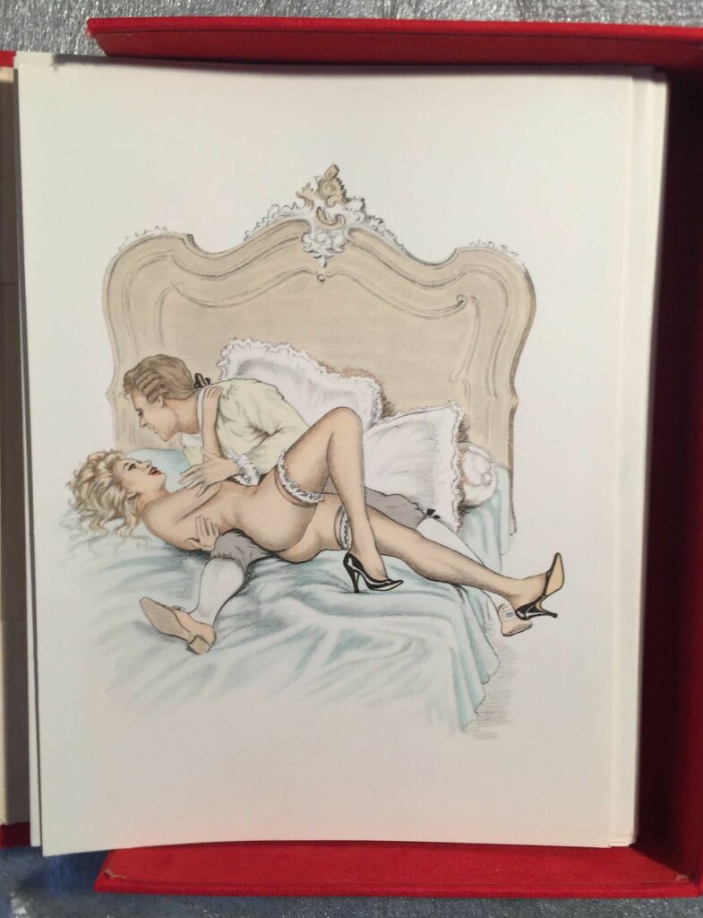 Illustration érotique d'Alain Dumond pour Les Amours d'Eléonore aux éditions de l'Ibis