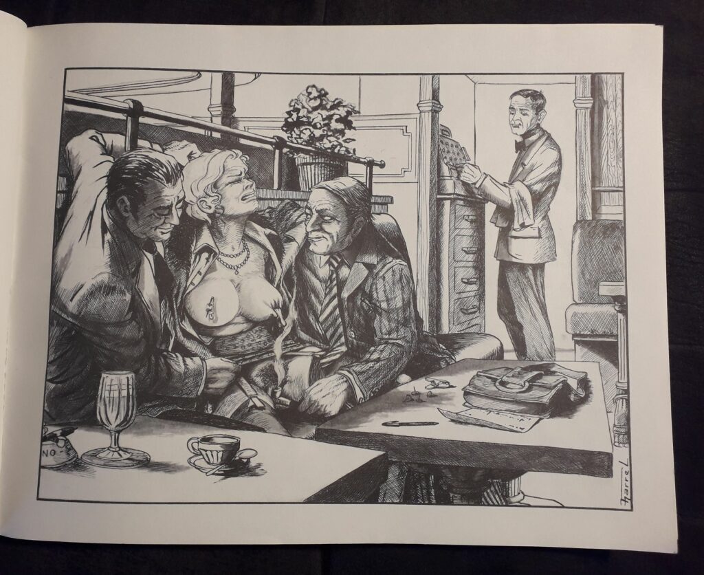 Dessin BDSM de Joseph Farrel