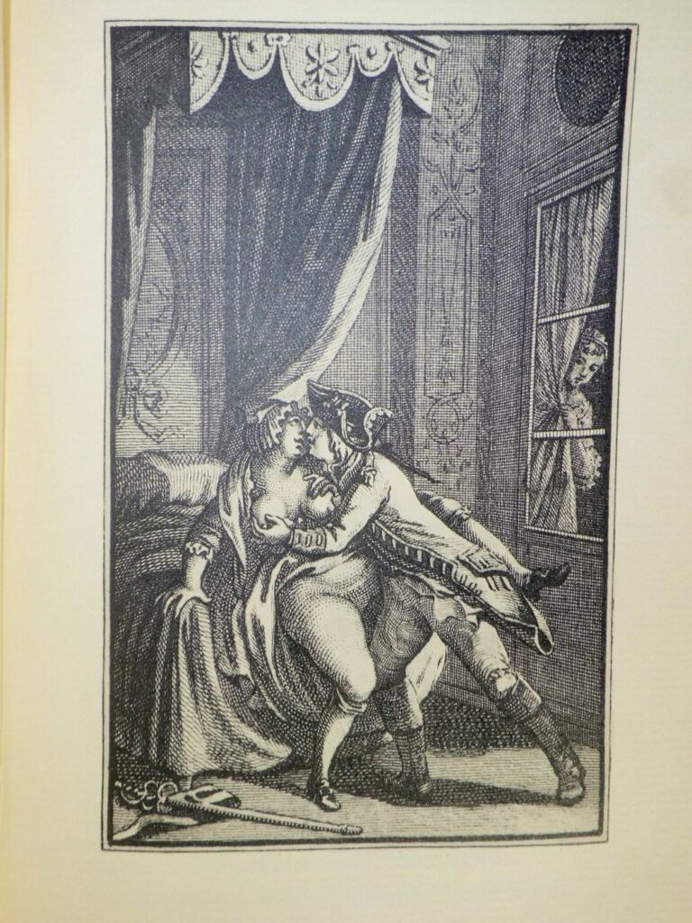Illustration érotique pour les Mémoires de Fanny Hill de John Cleland, au Cercle du livre précieux