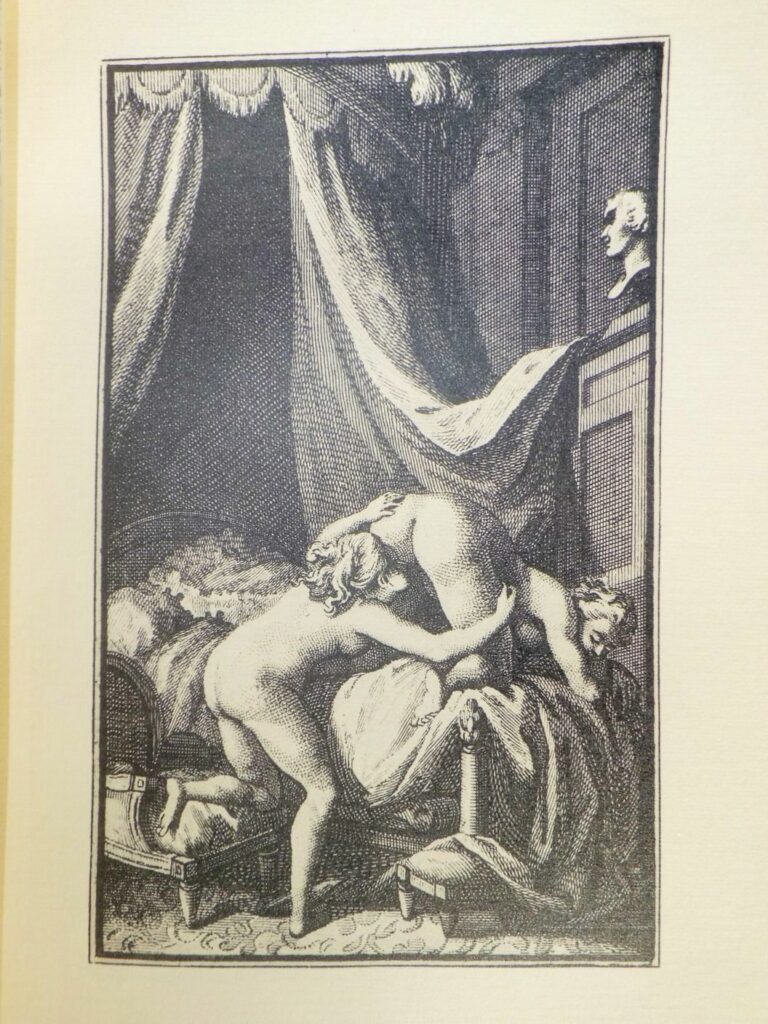 Illustration érotique pour les Mémoires de Fanny Hill de John Cleland, au Cercle du livre précieux