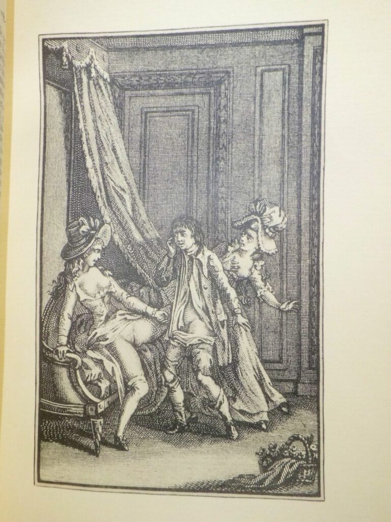 Illustration érotique pour les Mémoires de Fanny Hill de John Cleland, au Cercle du livre précieux