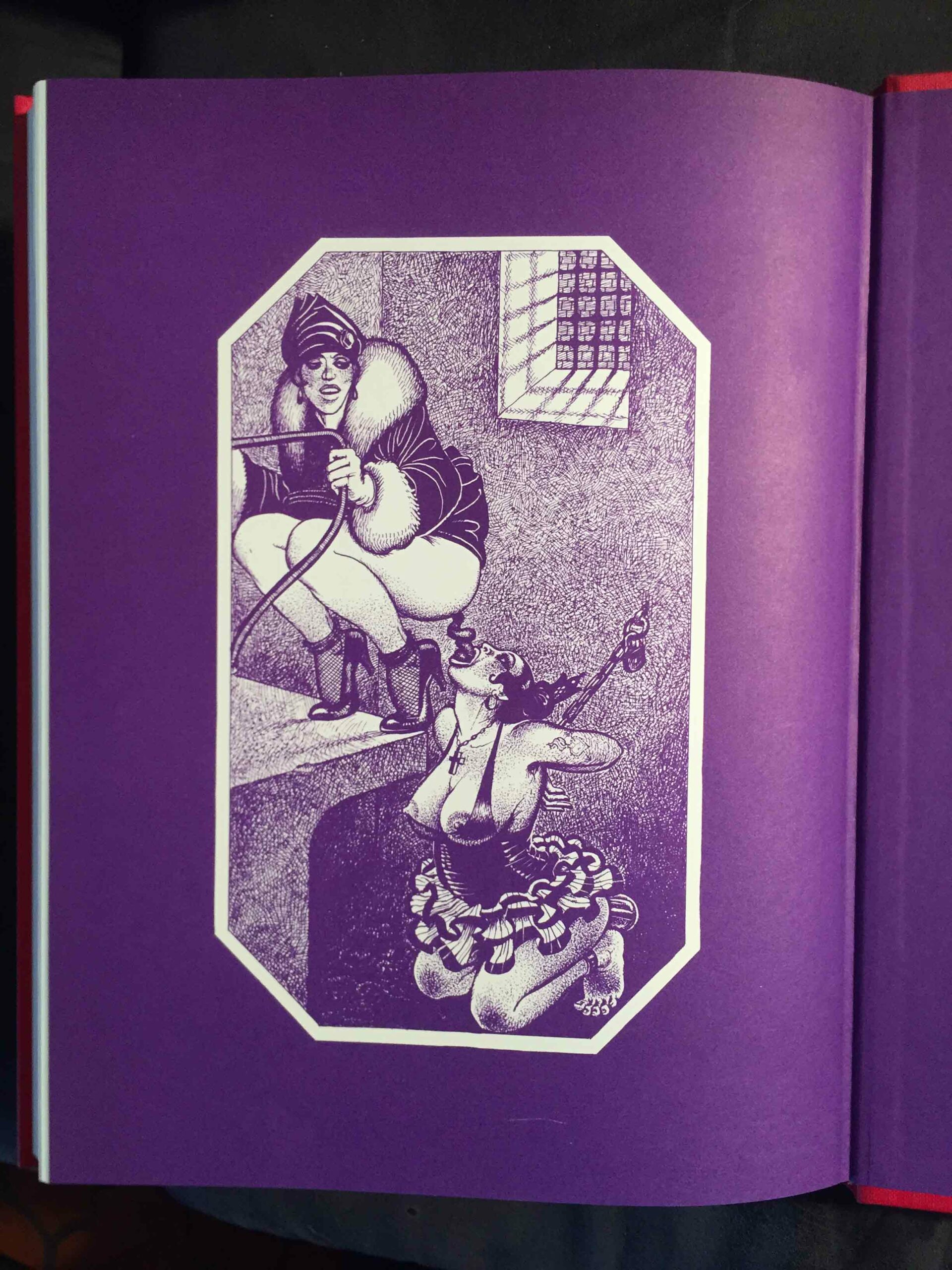 Dessin érotique de Georges Pichard pour les Trois filles de leur mère de Pierre Louÿs