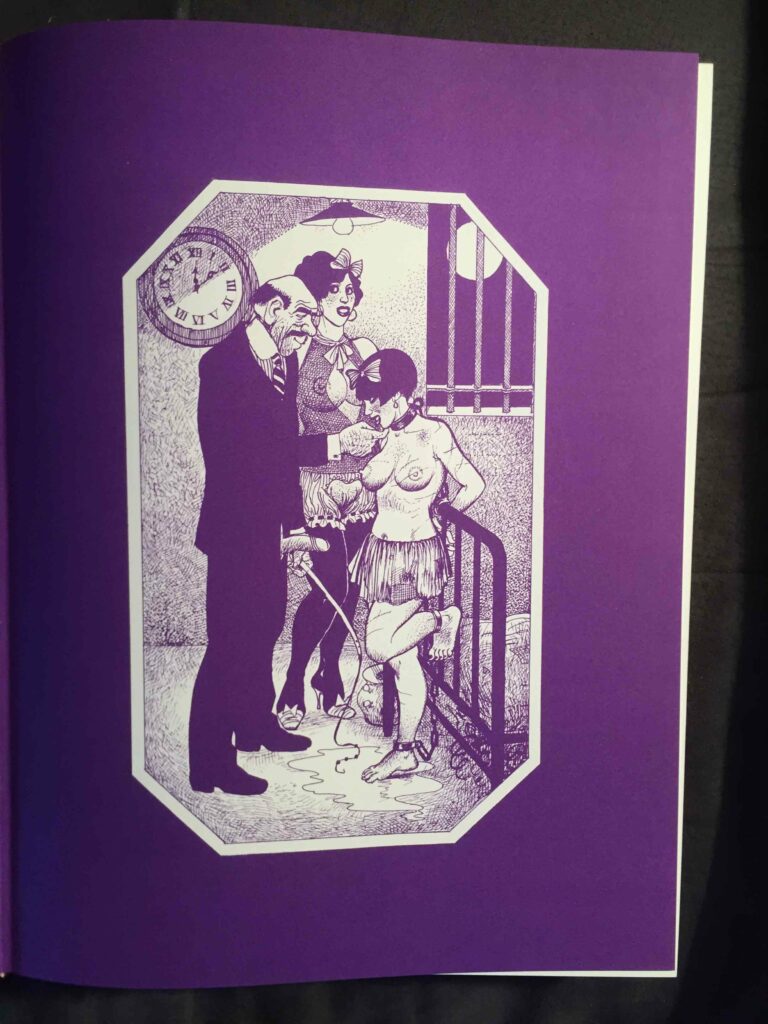 Dessin érotique de Georges Pichard pour les Trois filles de leur mère de Pierre Louÿs